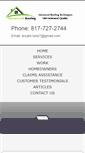 Mobile Screenshot of mastercraftroofingllc.com