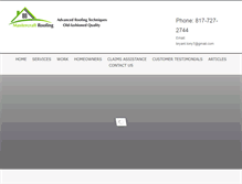 Tablet Screenshot of mastercraftroofingllc.com